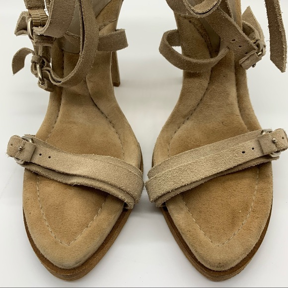 Alexander Wang Stella Sandal in Tan Suede Size 41 - Picture 4 of 13